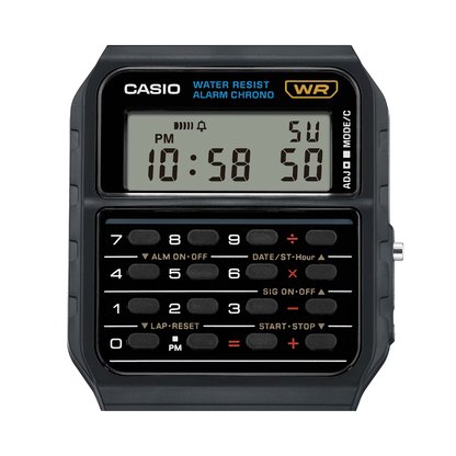 Reloj Digital Casual Negro Unisex