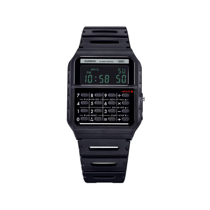 Reloj Digital Calculadora Casual Negro Unisex