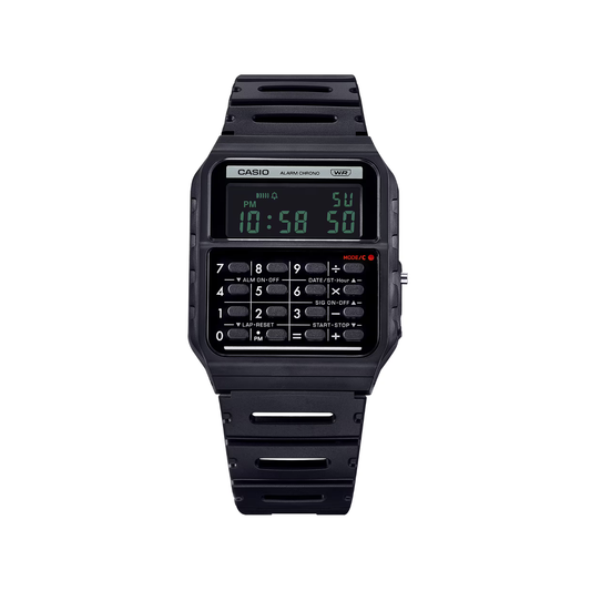 Reloj Digital Calculadora Casual Negro Unisex