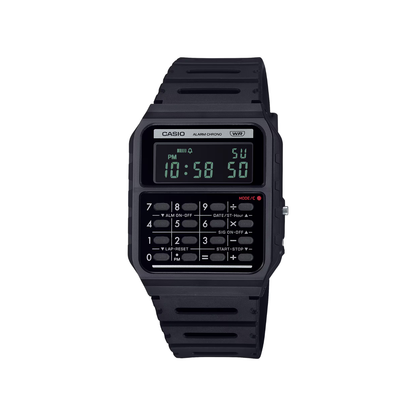 Reloj Digital Calculadora Casual Negro Unisex
