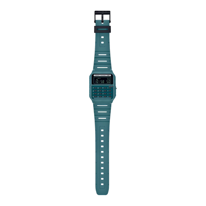 Reloj Digital Calculadora Casual Verde Unisex