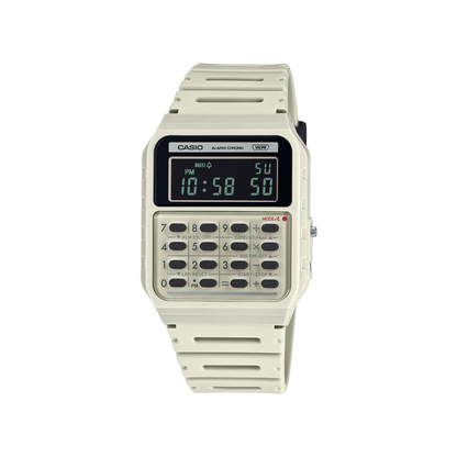Reloj Digital Calculadora Casual Blanco Unisex