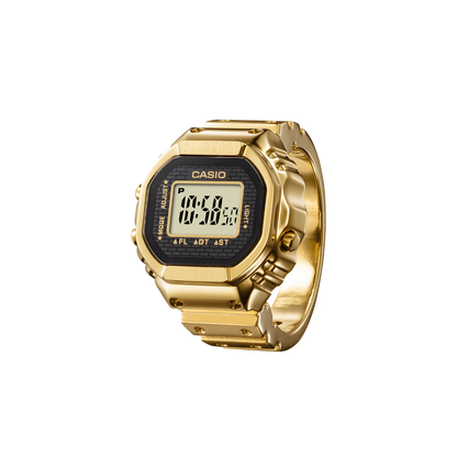 Reloj Digital Casual de Anillo Dorado Unisex