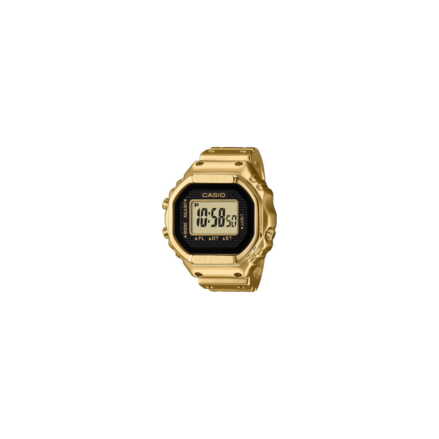Reloj Digital Casual de Anillo Dorado Unisex