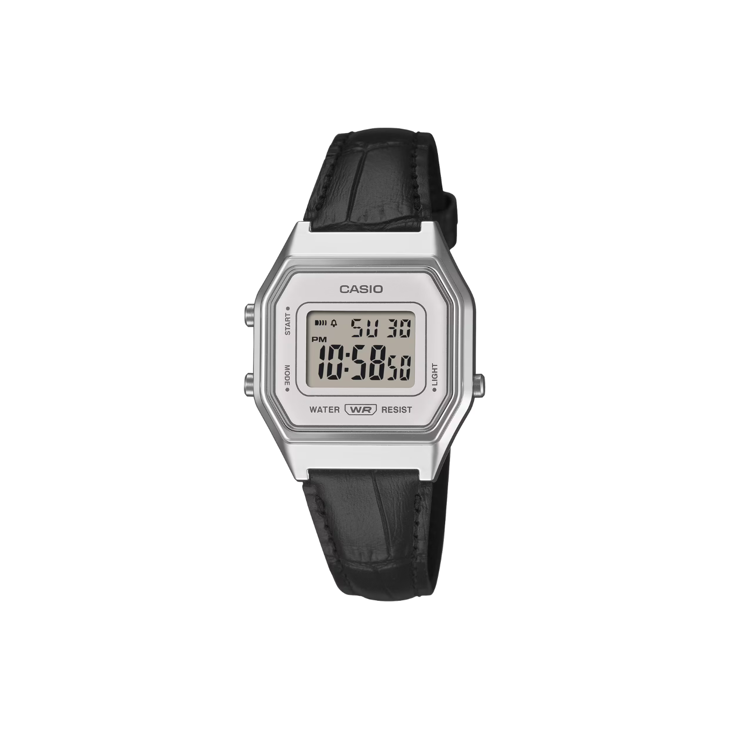 Reloj Digital Vintage Plateado Unisex