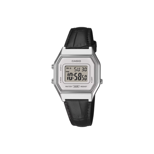 Reloj Digital Vintage Plateado Unisex