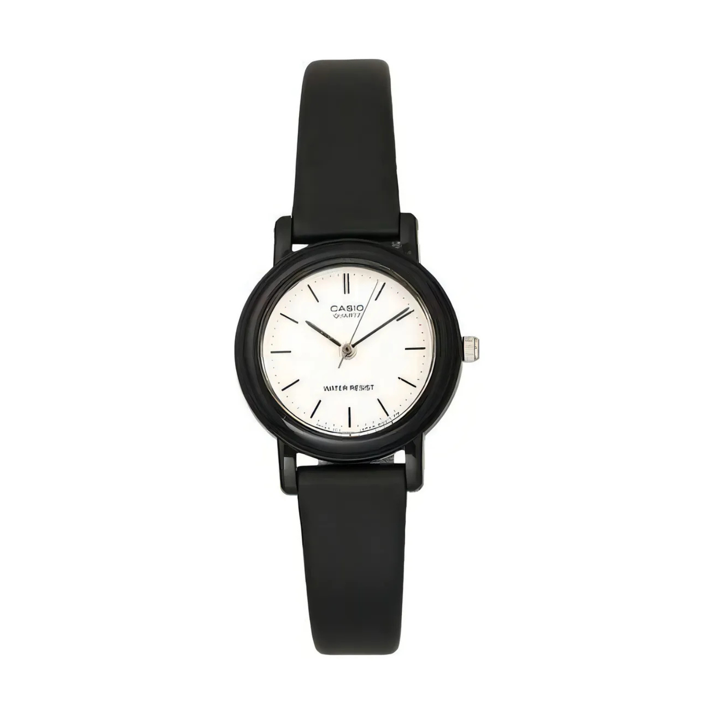 Reloj Análogo Clásico Negro de Mujer