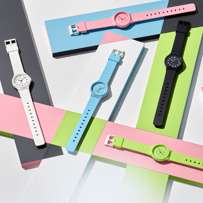 Reloj Análogo Juvenil Celeste de Mujer