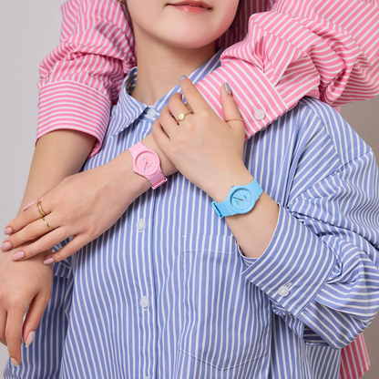 Reloj Análogo Juvenil Rosado de Mujer