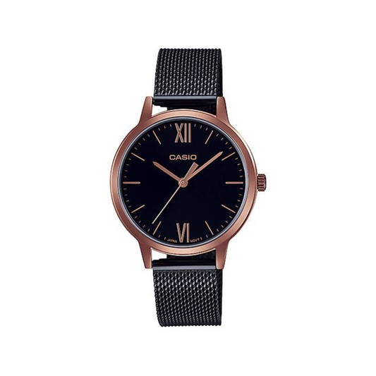 Reloj Análogo Clásico Rosado de Mujer