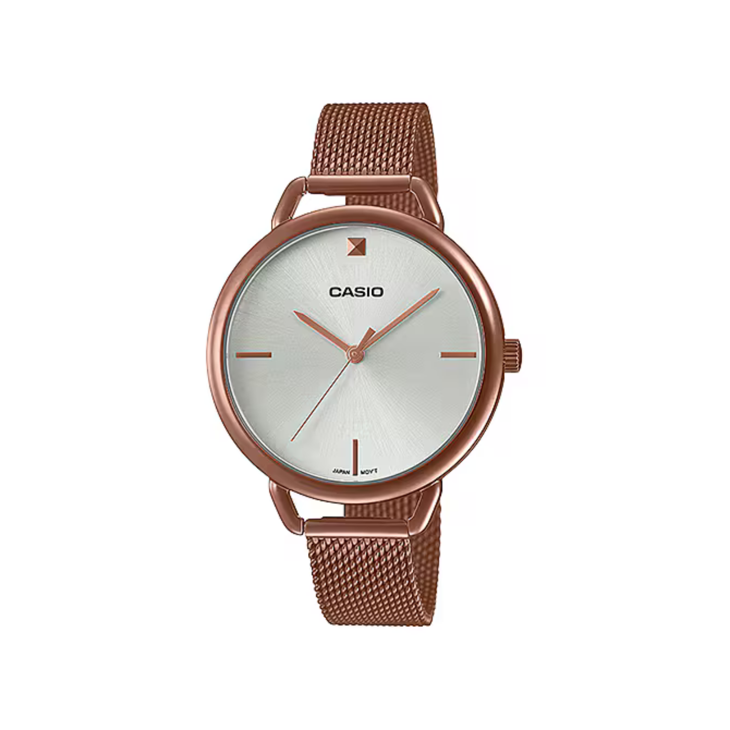 Reloj Análogo Clásico Rosado de Mujer