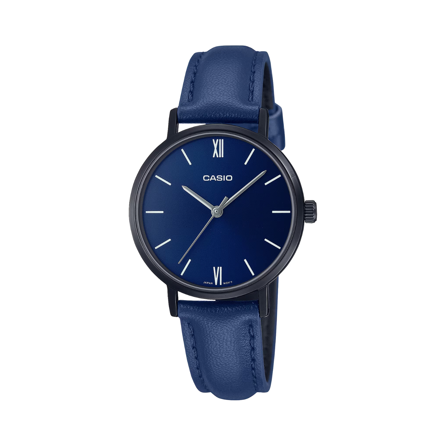 Reloj Análogo Clásico Azul de Mujer