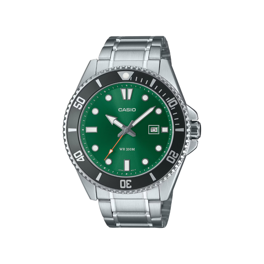 Reloj Análogo Deportivo Plateado de Hombre