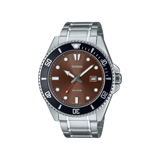 Reloj Análogo Deportivo Plateado de Hombre