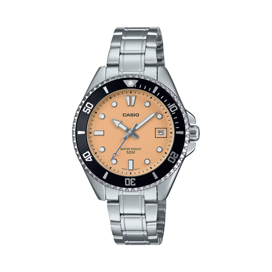 Reloj Análogo Deportivo Plateado de Hombre