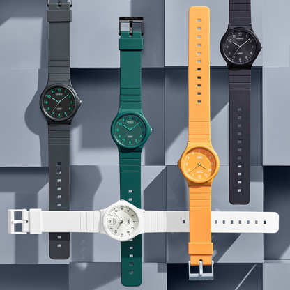 Reloj Análogo Clásico Naranja Unisex
