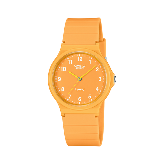 Reloj Análogo Clásico Naranja Unisex