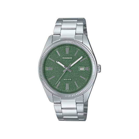 Reloj Análogo Ejecutivo Plateado de Hombre