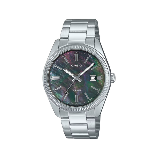 Reloj Análogo Ejecutivo Plateado de Hombre
