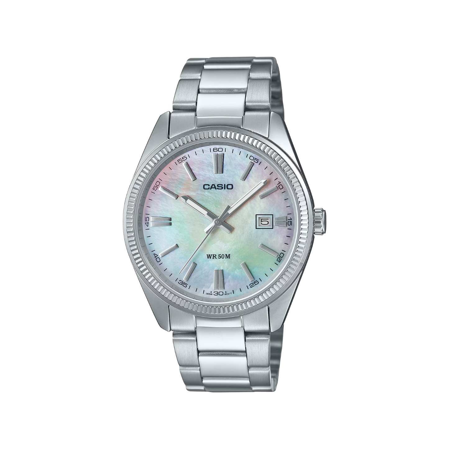 Reloj Análogo Ejecutivo Plateado de Hombre