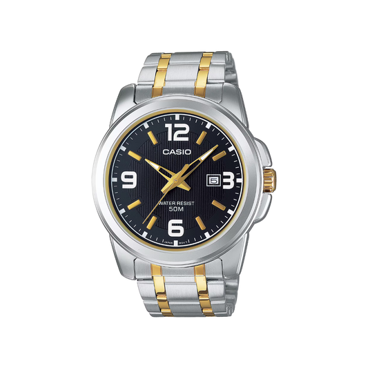Reloj Análogo Casual Plateado de Hombre