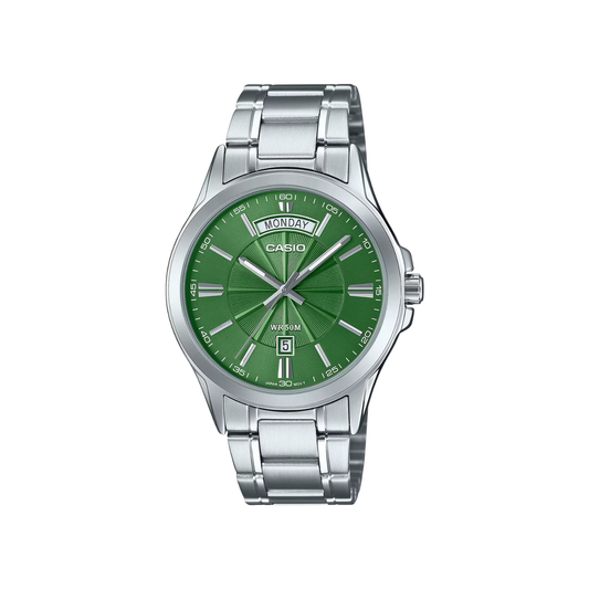 Reloj Análogo Ejecutivo Plateado de Hombre