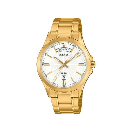Reloj Análogo Ejecutivo Dorado de Hombre