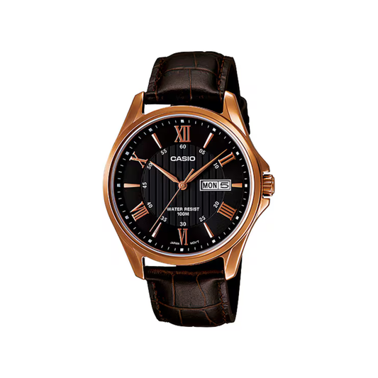 Reloj Análogo Ejecutivo Oro Rosa de Hombre