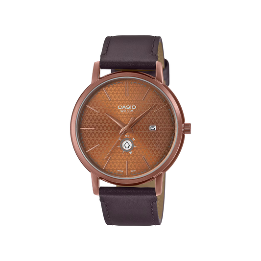 Reloj Análogo Casual Oro Rosa de Hombre