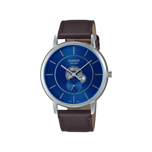 Reloj Análogo Ejecutivo Plateado de Hombre