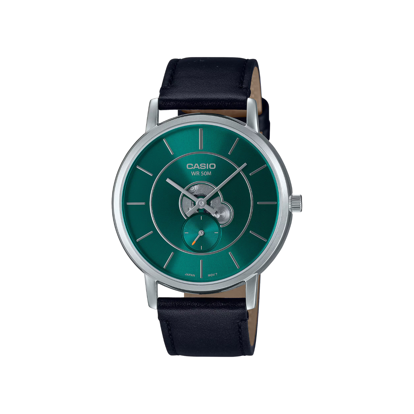 Reloj Análogo Ejecutivo Plateado de Hombre