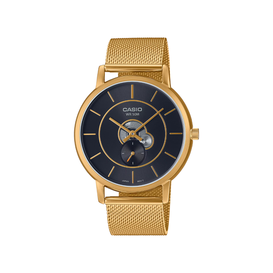 Reloj Análogo Casual Dorado de Hombre
