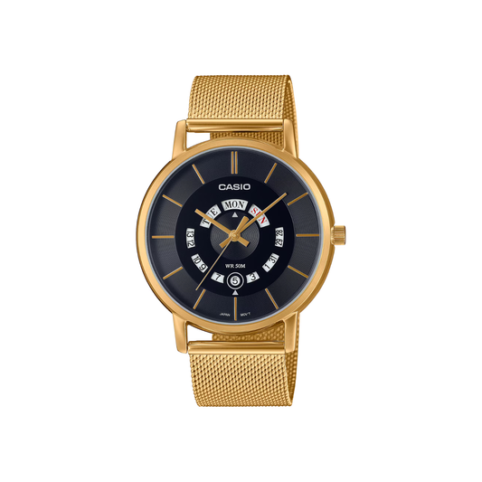 Reloj Análogo Casual Dorado de Hombre