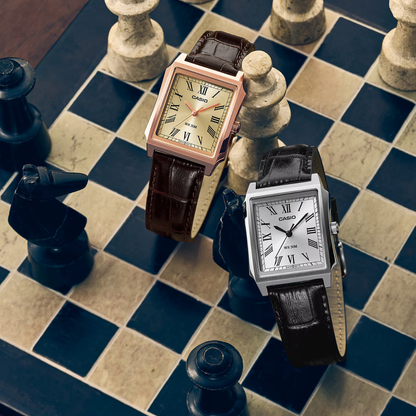 Reloj Análogo Clásico Oro Rosa de Hombre