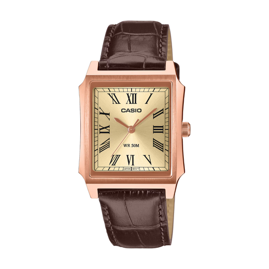 Reloj Análogo Clásico Oro Rosa de Hombre