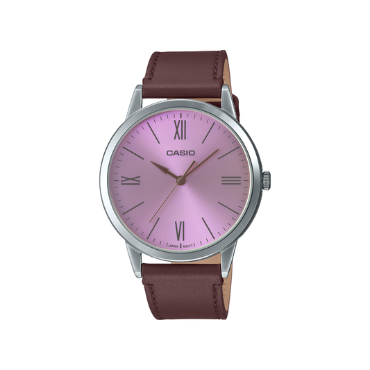 Reloj Análogo Casual Plateado de Hombre