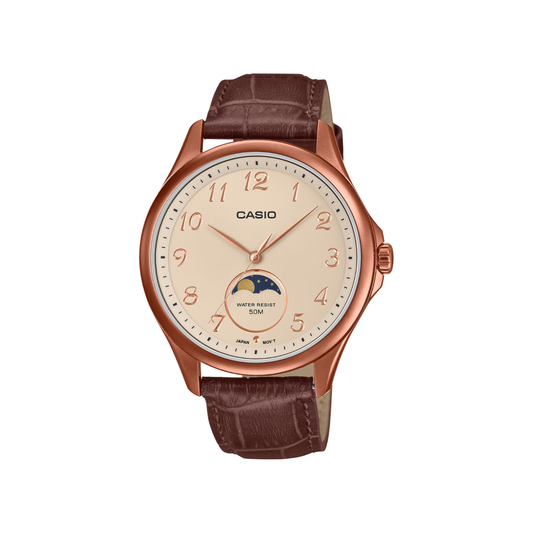 Reloj Análogo Clásico Oro Rosa de Hombre