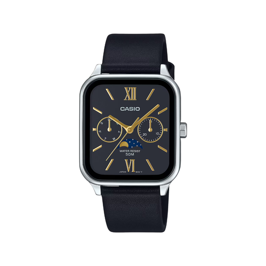 Reloj Análogo Casual Plateado de Hombre