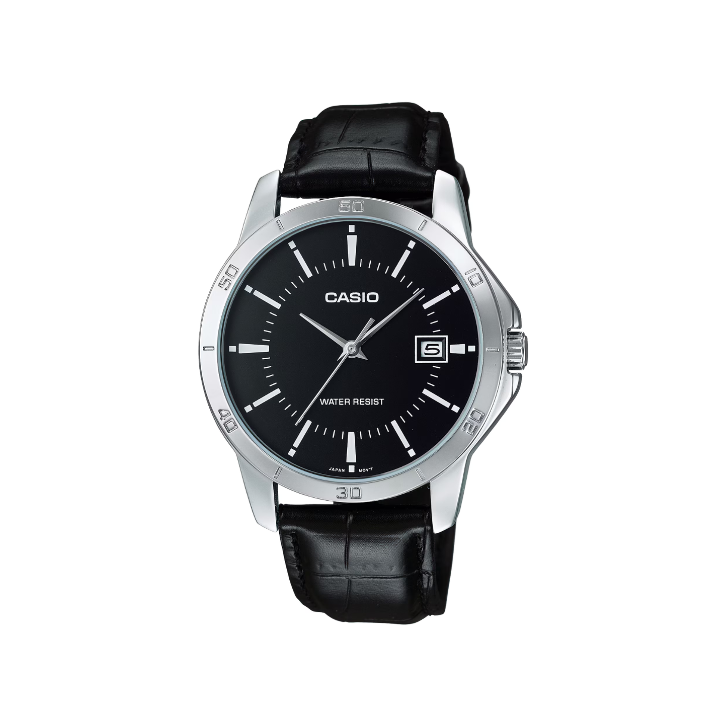 Reloj Análogo Casual Plateado de Hombre
