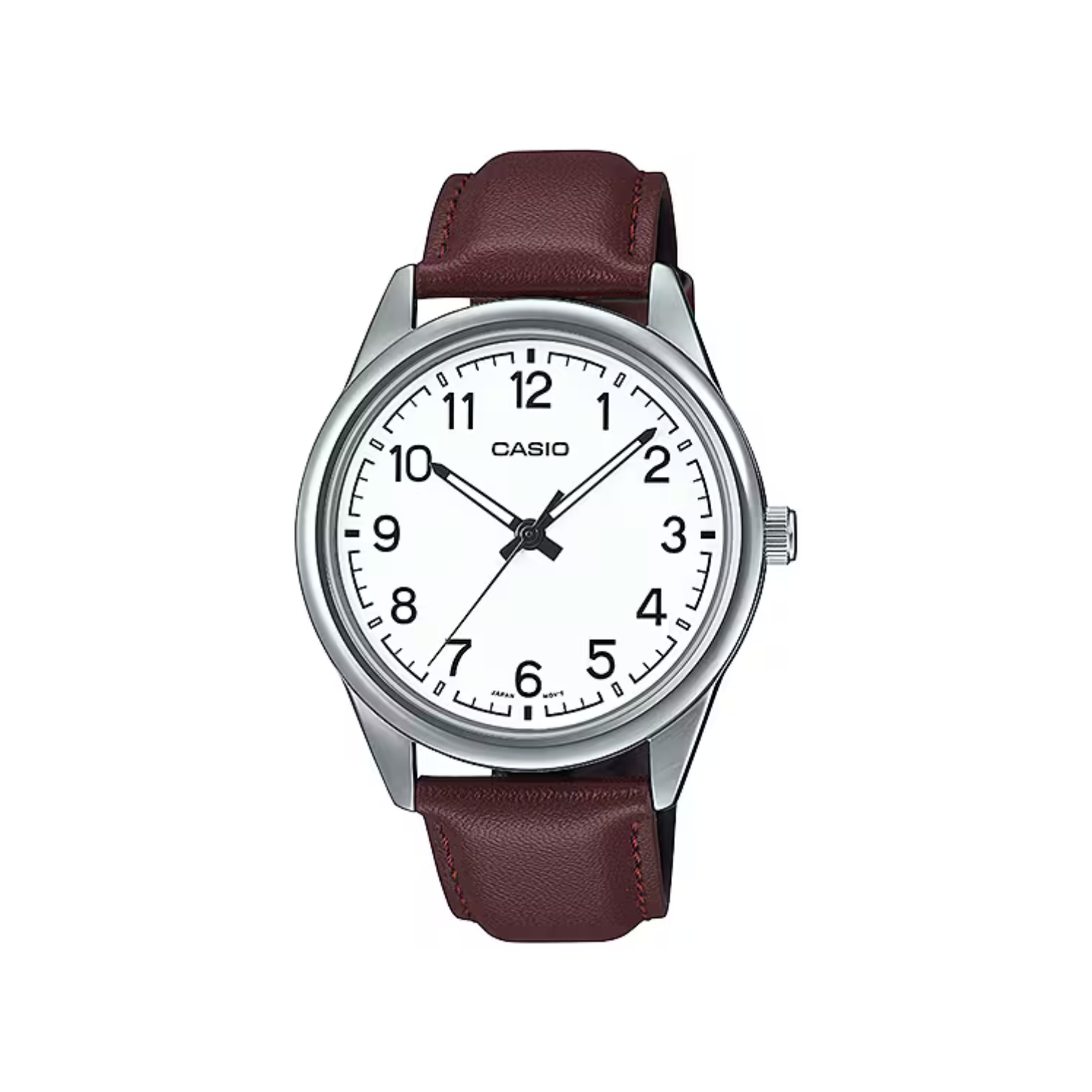 Reloj Análogo Casual Plateado de Hombre