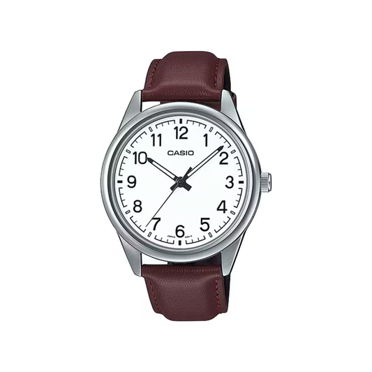Reloj Análogo Casual Plateado de Hombre