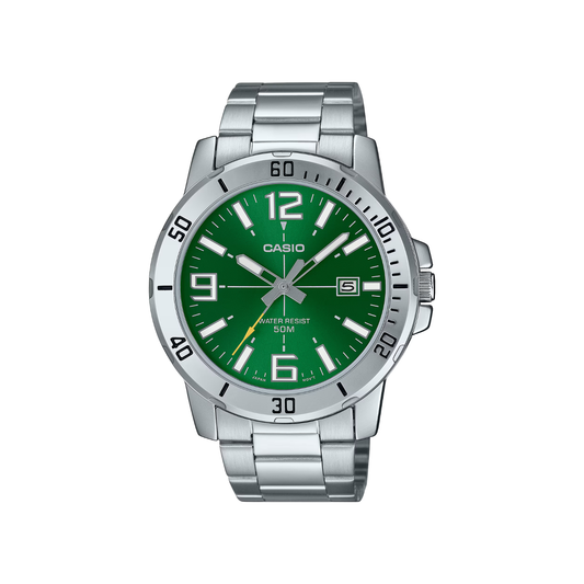 Reloj Análogo Deportivo Plateado de Hombre