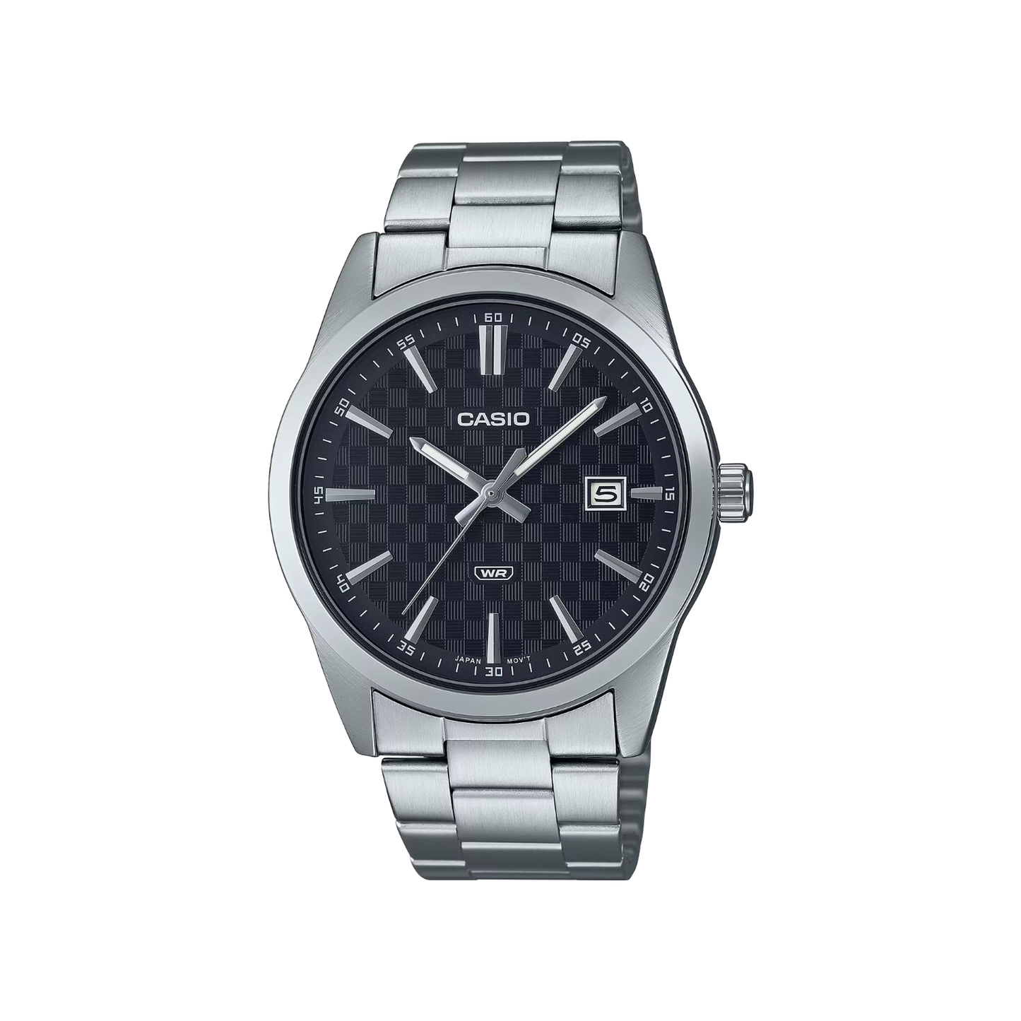Reloj Análogo Casual Plateado de Hombre