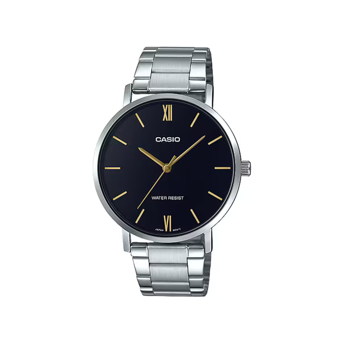 Reloj Análogo Casual Plateado de Hombre