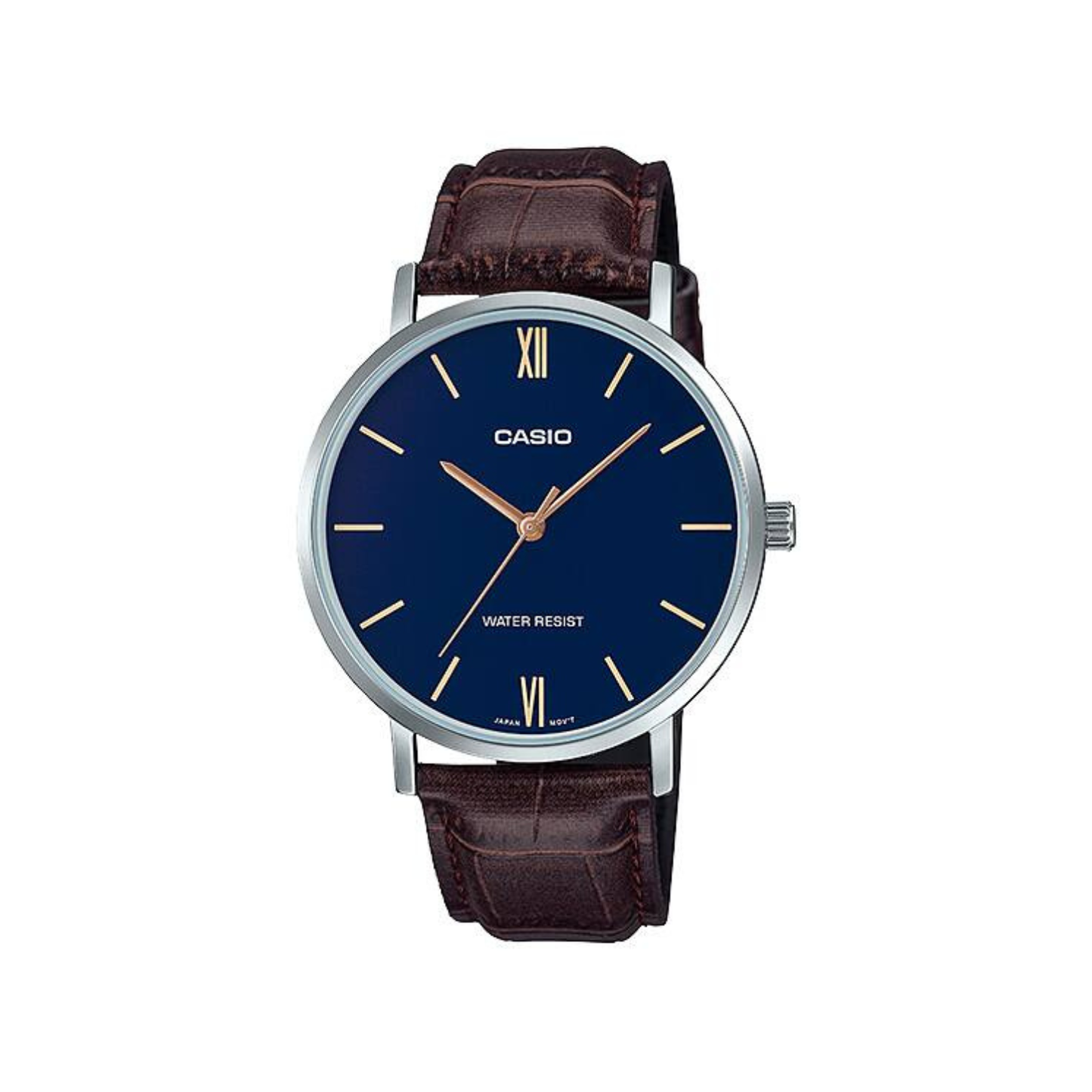 Reloj Análogo Ejecutivo Plateado de Hombre