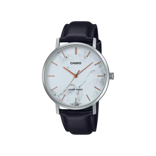 Reloj Análogo Casual Plateado de Hombre