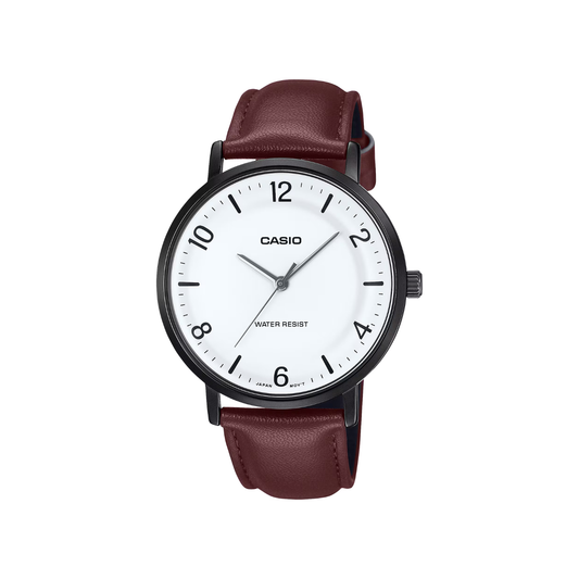 Reloj Análogo Casual Plateado de Hombre