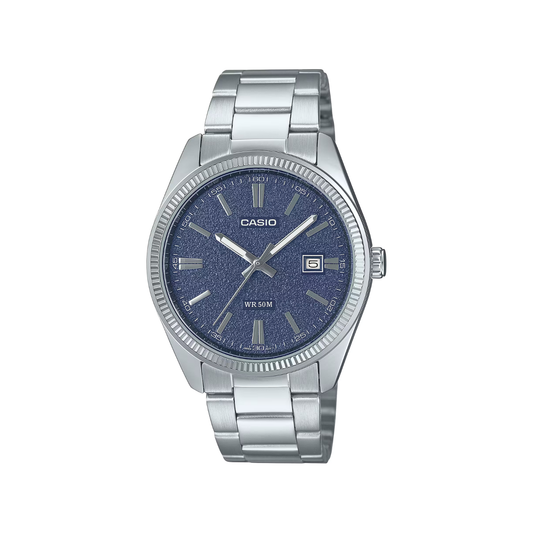 Reloj Análogo Ejecutivo Plateado de Hombre