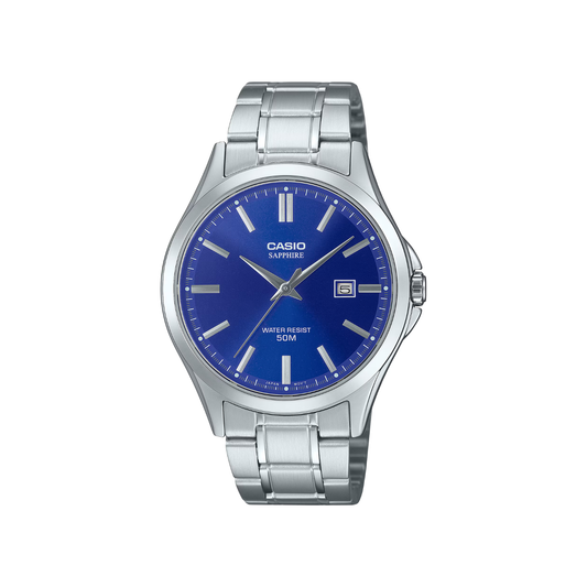Reloj Análogo Ejecutivo Plateado de Hombre