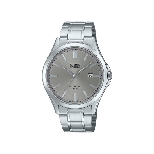 Reloj Análogo Ejecutivo Plateado de Hombre
